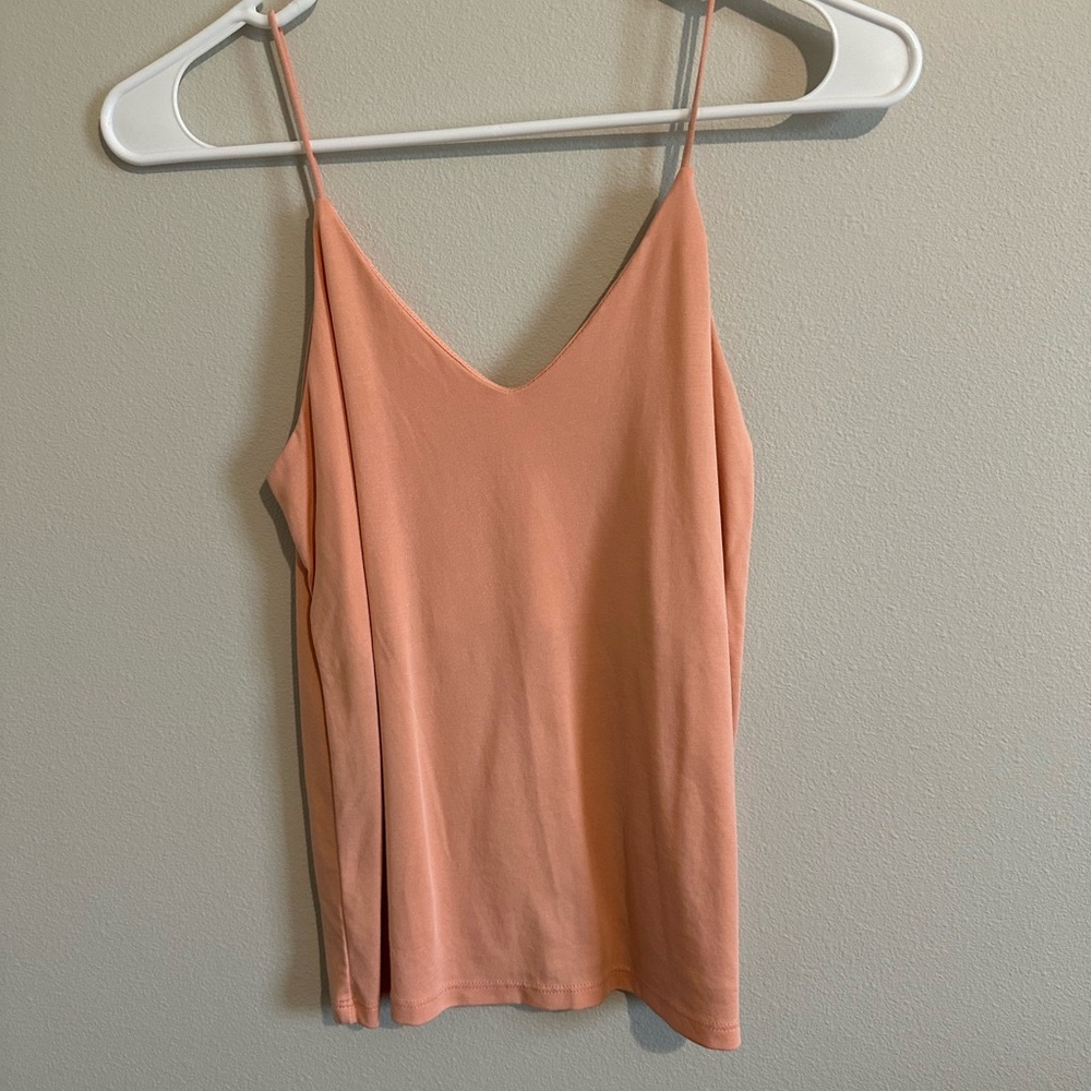 Peach Spaghetti Strap Women's Top